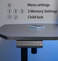 Bureau de jeu moderne ultra-stable avec synchronisation RGB LED Matrix, zone de charge sans fil, bureau extra-large pour configuration multi-écrans