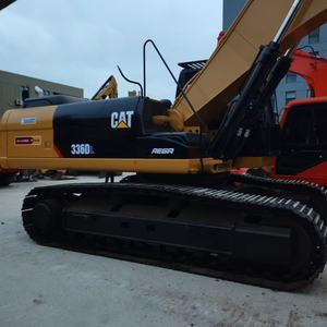 รถขุดตีนตะขาบ Cat 336DL สีเหลือง อุปกรณ์ก่อสร้างสำหรับงานหนัก มือสอง - Product Image 1