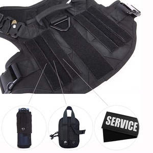 Grand <span class=keywords><strong>harnais</strong></span> <span class=keywords><strong>pour</strong></span> chien Pet berger allemand <span class=keywords><strong>Malinois</strong></span> gilet d'entraînement tactique chien <span class=keywords><strong>harnais</strong></span> et laisse ensemble - Product Image 6