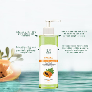 Nettoyant <span class=keywords><strong>visage</strong></span> personnalisé OEM ODM hydratant traitement de l'acné soins de la peau naturels biologiques curcuma papaye nettoyant <span class=keywords><strong>visage</strong></span> - Product Image 4