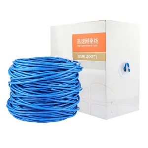 Customizable Utp Lan Cable Cat6 Cat6 Cable 305m Box Cat 6 Network Cable