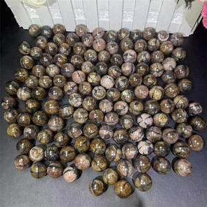Bolas <span class=keywords><strong>de</strong></span> esferas <span class=keywords><strong>de</strong></span> <span class=keywords><strong>cristal</strong></span> <span class=keywords><strong>de</strong></span> Chiastolita curativas naturales <span class=keywords><strong>de</strong></span> alta calidad al por mayor para Decoración - Product Image 2