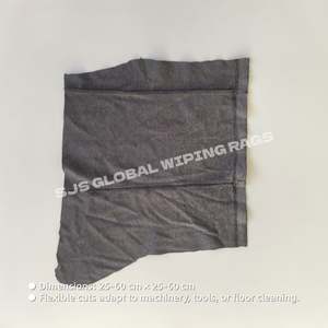 Trapos de limpieza industriales de algodón 100% reciclado, tipo forro polar de colores, para limpiar sudaderas y superficies. - Product Image 3