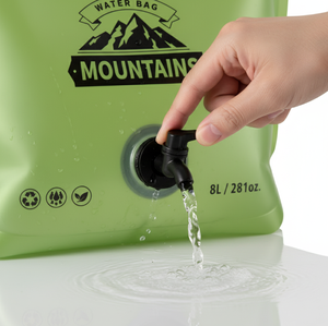 Borsa doccia solare da 10 litri di grande capacità, borsa portatile per acqua calda per campeggio all'aperto e docce in spiaggia - Product Image 4