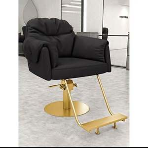 Gran oferta, sillas de peluquero con marco de Metal dorado duradero, muebles de salón para Peluqueros y barberos para sala de estar, uso al aire libre y hotelero - Product Image 2