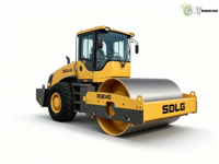 Rouleau compresseur vibrant à tambour unique SDLG RS8140 de 14 tonnes d'occasion |   CE |   EPA |   Compacteur de sol EURO 5, moteur Kubota, transmission hydraulique