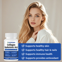 Compléments alimentaires pour la peau Springland OEM, peptides de collagène marin, comprimés d'acide hyaluronique, multi-collagène, comprimés d'acide hyaluronique