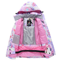 Haute qualité coupe-vent imperméable hiver froid chaud épais garçons filles enfants veste de ski pantalon de ski enfants combinaison de ski
