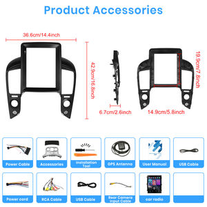 Podofo Android Autoradio 9.7 ''per <span class=keywords><strong>Hyundai</strong></span> STAREX/H1 2007-2015 Wireless Carplay Android Auto GPS Wifi Hifi FM RDS OEM Autoradio - Product Image 6