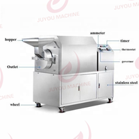 JUYOU Torréfacteur de café automatique Torréfacteur d'arachide et de noix Machine à torréfier les graines et les noix à gaz électrique