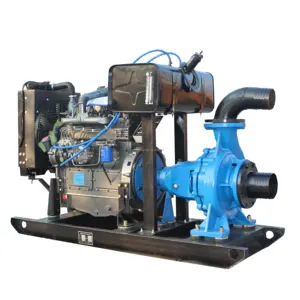 simple operation 366 outflow used in construction industry diesel water pump with import export joint