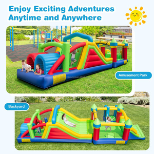 <span class=keywords><strong>Castillo</strong></span> Inflable con Obstáculos, <span class=keywords><strong>Castillo</strong></span> <span class=keywords><strong>Hinchable</strong></span> Seccional Enorme para Niños, Casa de Juegos <span class=keywords><strong>Interior</strong></span> y Exterior, Regalo de Cumpleaños - Product Image 4