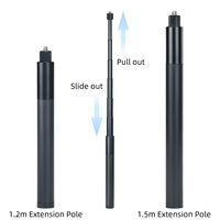SORRISO Kit d'enregistrement de swing de golf Premium, Perche à selfie réglable avec pointe de fixation au sol, Support de téléphone avec rotule, Adaptateur GoPro, Trépied