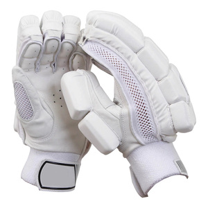 Gants de cricket écologiques en cuir, design unique et dernier cri, légers, protection intégrale des doigts, haute qualité, fermeture à boucle 38 mm - Product Image 1