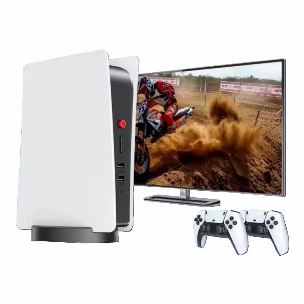 Hot Free shipping ps5 Wholesale For PS5 PRO 2TB 2TB WITH EXTRA CONTROLLER AND 15000 GAMES 15000 in 1 game console M5