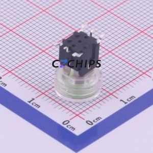 K6-6272S04 Tactile Switch SMD Switch ( Operating Force: 1.6N )( Mounting Type: Vertical Mount )( Switch Length: 6.5mm ) - Product Image 2