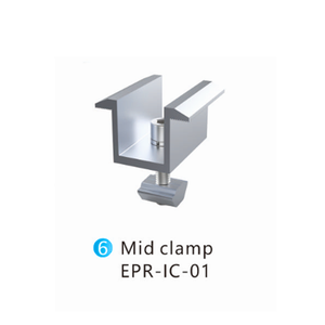 Tiêu chuẩn cao nóng bán bảng điều khiển năng lượng mặt trời gắn chân đế giữa kẹp bảng điều khiển năng lượng mặt trời gắn giữa kẹp cuối - Product Image 4