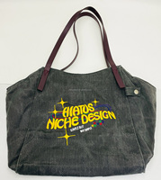 Brodé Coton Denim Fourre-Tout Sac À Bandoulière Oversize Hobo Bourse Cadeau Sac À Main Style Décontracté Voyage Shopper Sac À Main Avec Fermeture Éclair