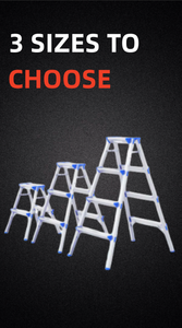 Thang nhôm gấp chất lượng cao, chống trơn trượt, nhẹ và di động, dùng trong nhà, tiện dụng - Product Image 6