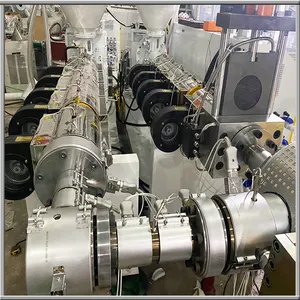 Máquina de fabricación de tubos de PE de plástico de polietileno de alta eficiencia/línea de producción de tubos de HDPE