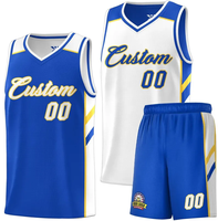 Seragam Basket Dewasa Sublimasi Kustom Jersey & Celana Pendek Tim yang Dipersonalisasi