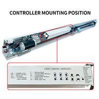 Contrôleur de porte coulissante automatique RETO 180, module micro-ordinateur intégré au port, vitesse d'ouverture et de fermeture réglable
