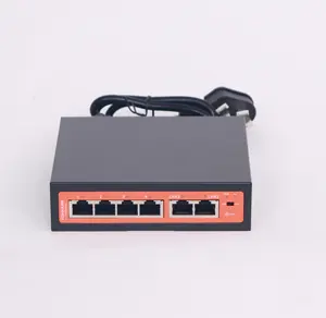 Custom 4 Port Poe Network Switch Half-duplex Metal Case Poe Board Switch