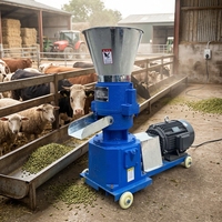 Granulateur à matrice plate stationnaire, machine à granulés d'aliments stationnaire, machine à granulés d'aliments fixe, équipement de traitement des aliments stationnaire
