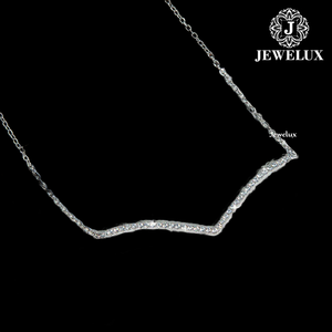 Bijoux de luxe très demandés, plaqués or, en argent 925, avec perles d'eau douce, breloques hip-hop en forme de croix, fournisseur indien Jewelux IGI - Product Image 1