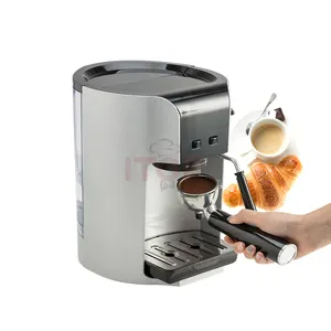Mesin Espresso Rumah Italia Mesin Uap Busa Mini Mesin Espresso Super Otomatis