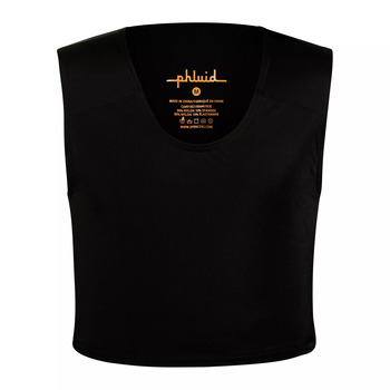 Custom logo wholesale ladies print phluid black genderfluid chest compression binder sleeveless crop clothing women's tank tops