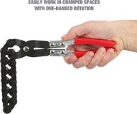 Coupeur d'échappement 3/4 \ "3-1/4 \" Outil de coupe de tuyau avec rotation à une main Compact pour les espaces restreints