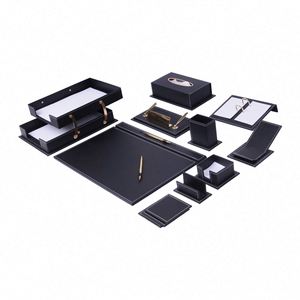Vega 14-Piece Desk Set Office Organizer with Document Tray <b>Mouse</b> <b>Pad</b> and Desk <b>Pad</b> Mat Accessories for Home or Office - Product Image 1
