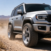 Jantes forgées en alliage à large bordure en forme de H de 20-24 pouces pour Wrangler, TRX, Raptor, pour modification tout-terrain de pick-up 1500