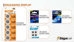 Batería de Litio Tipo Moneda CR2016 de 3V para Relojes, Llaves, Calculadoras, Dispositivos Médicos y Más - Product Image 5