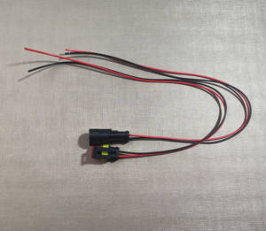 สายพีวีซีขั้วต่อแบบกลมตัวเมีย2ขาสายไฟวิทยุ CB อิเล็กทรอนิกส์ - Product Image 2