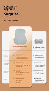 Ligera salida de fábrica eléctrica 3D compresa rodante amasado Shiatsu cuerpo completo Silla de masaje de acupresión alivio del dolor de espalda - Product Image 5