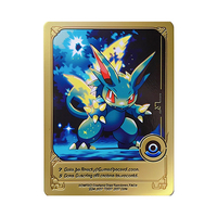 Vente en gros de cartes personnalisées à collectionner pour figurines Anime Cartoon Metal Card