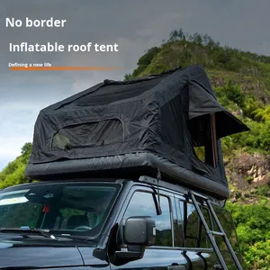 Tente de toit gonflable - Quatre saisons, 3000 mm+, imperméable, pliable, pour SUV, <span class=keywords><strong>camping</strong></span> tout-terrain et excursions en voiture - Product Image 5