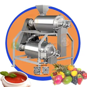 Pulper di Mango industriale in acciaio inossidabile/macchina per la produzione di succo di polpa di frutta/prezzo della macchina dell'estrattore di purea di Mango
