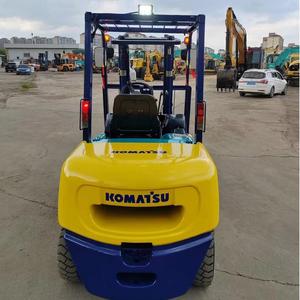 Carretilla elevadora Koamtsu usada en Japón, carretilla elevadora portátil de 3 toneladas, carretilla elevadora diésel de terreno áspero de alta eficiencia, cilindro medio rápido - Product Image 6