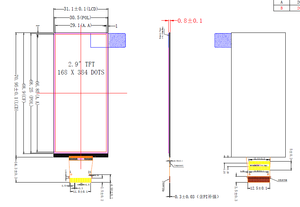 จอ LCD TFT โมโน384ขนาด2.9นิ้ว168x แบบไม่มีแบล็คไลท์สะท้อนแสงใช้ไฟต่ำสำหรับงานกลางแจ้งหน้าจอ TFT อะไหล่กระดาษ <span class=keywords><strong>E</strong></span> Ink - Product Image 4