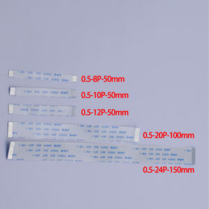 كابل FFC مرن مسطح AWM بـ 12 دبوس، بطول 50 مم وخطوة 0.5 مم، متاح للشراء بتصميم مخصص - Product Image 6