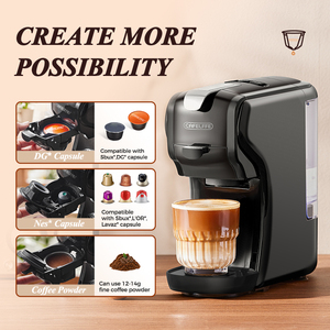 Cafetera Automática Mini para el Hogar de 2200V-240V: Cafetera Multifuncional para Cápsulas y Café Molido - Product Image 5