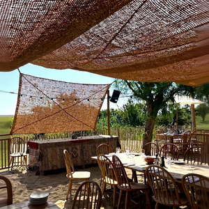 Custom Boho Style Natural Coir Fiber <b>Sun</b> <b>Shade</b> Net Biodegradable Outdoor Patio Coir Canopy <b>Shade</b> Sail Wholesale - Product Image 1