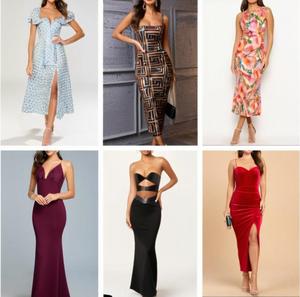 Liquidación de Fábrica, Venta al Por Mayor con Descuento, Vestidos Casuales de Algodón Baratos, Ropa de Diferentes Marcas para Mujer, Envío Aleatorio desde Guangdong, QZ-048 - Product Image 2