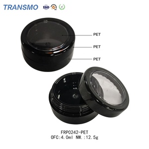 Boîtier compact écologique en PET pour poudre pressée, fard à paupières, ou crème blush vide 4g - Product Image 2