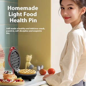 Portable Mini Electric Waffle Maker for Home Hotel Use Auto Household Baking Waffles French Language Electric Grills <strong>Griddles</strong> - Product Image 5