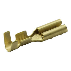 Connettore Faston femmina 2.8 mm, resistente, facile da installare, ideale per connessioni elettriche sicure in veicoli e - Product Image 1