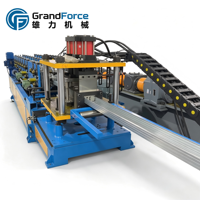Machine de formage à froid de profilés en acier pour rails à grande vitesse, certifiée CE, pour usine de production de cloisons sèches